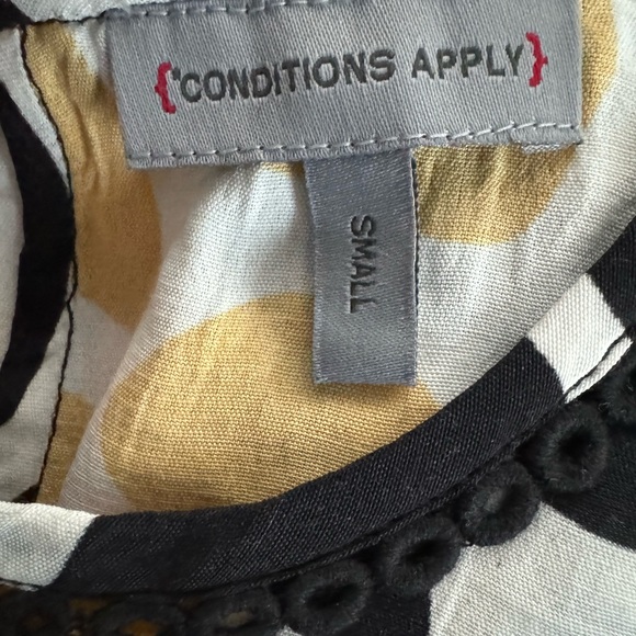 Conditions apply for Bl^nk London pullover top with back button NWOT - Picture 3 of 4